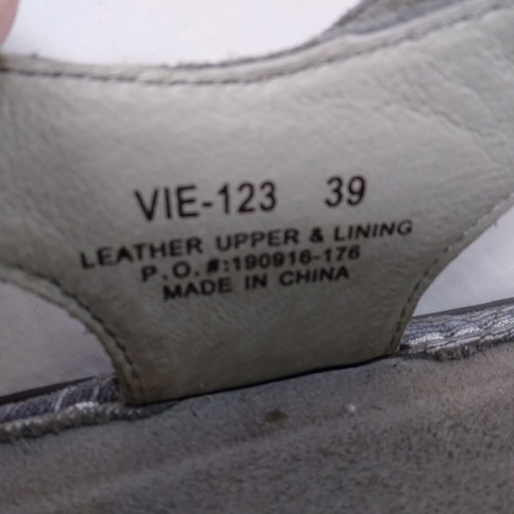 Alegria Vienna Smoke VIE-123 Sandal Slingback Shoes Leather Womens 39 US 9 - Picture 11 of 11